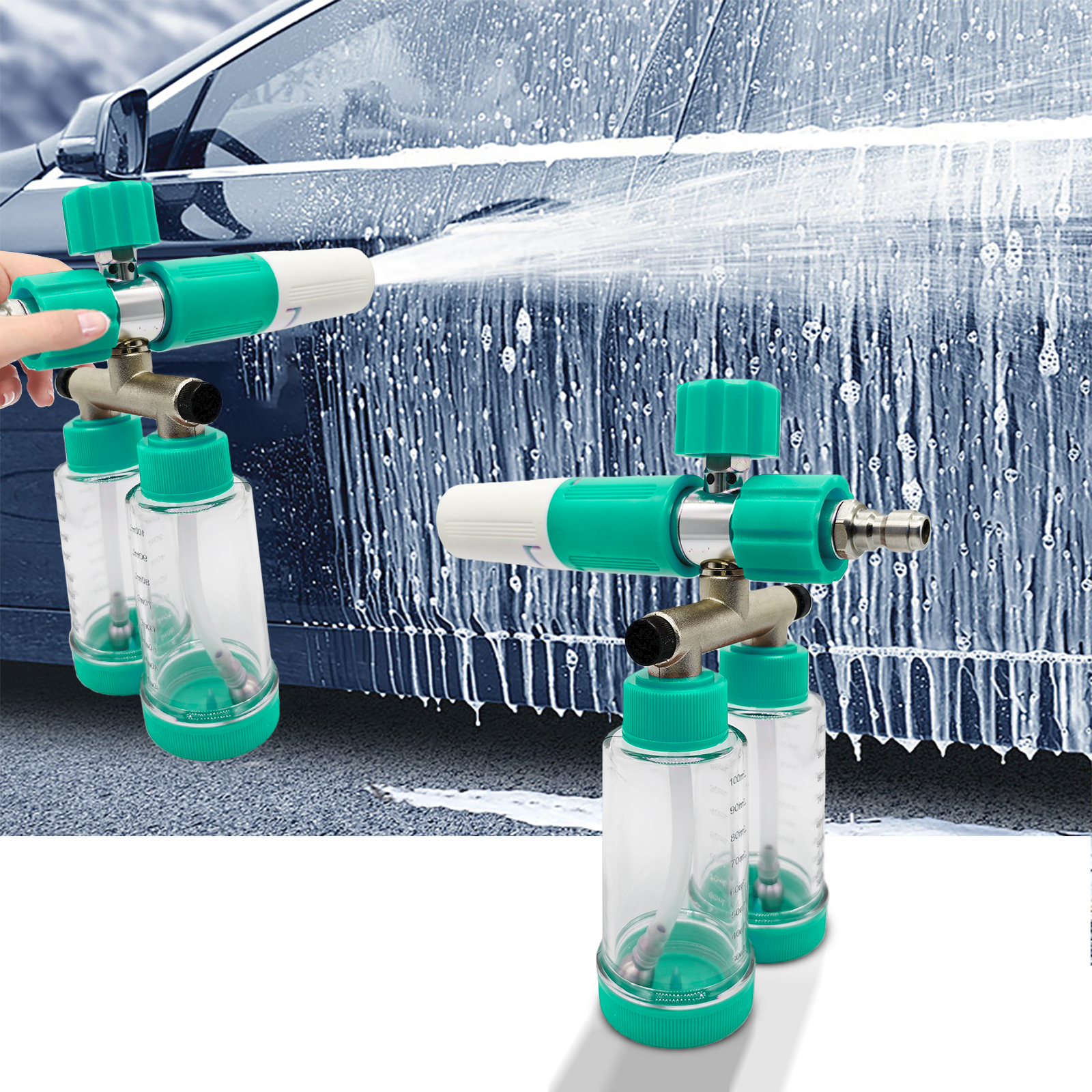 100ML Dual-Kettle Foam Sprayer - Foam Cannon Car Wash บทวิจารณ์และราคา