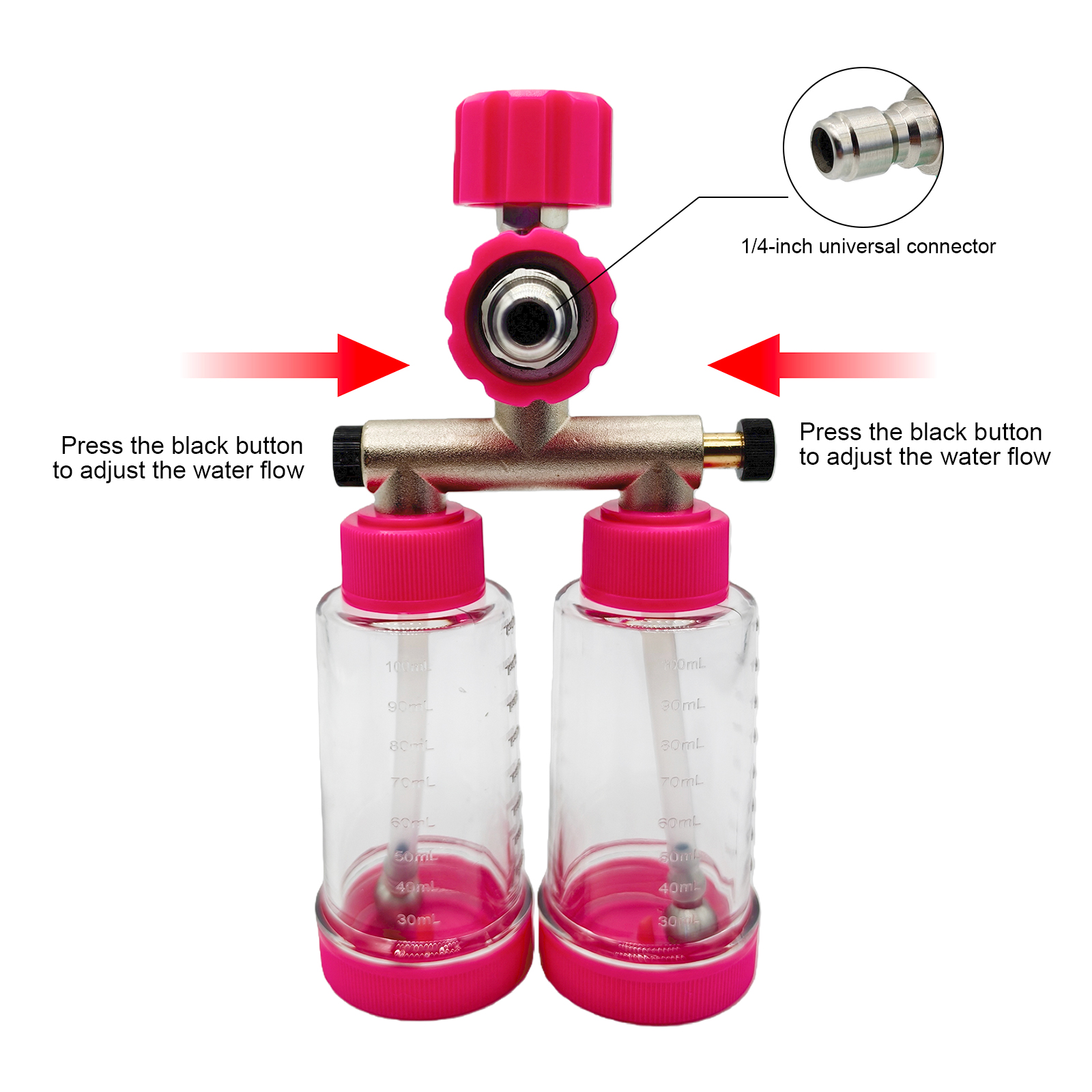 100ML Dual-Kettle Foam Sprayer - Foam Cannon Car Wash บทวิจารณ์และราคา