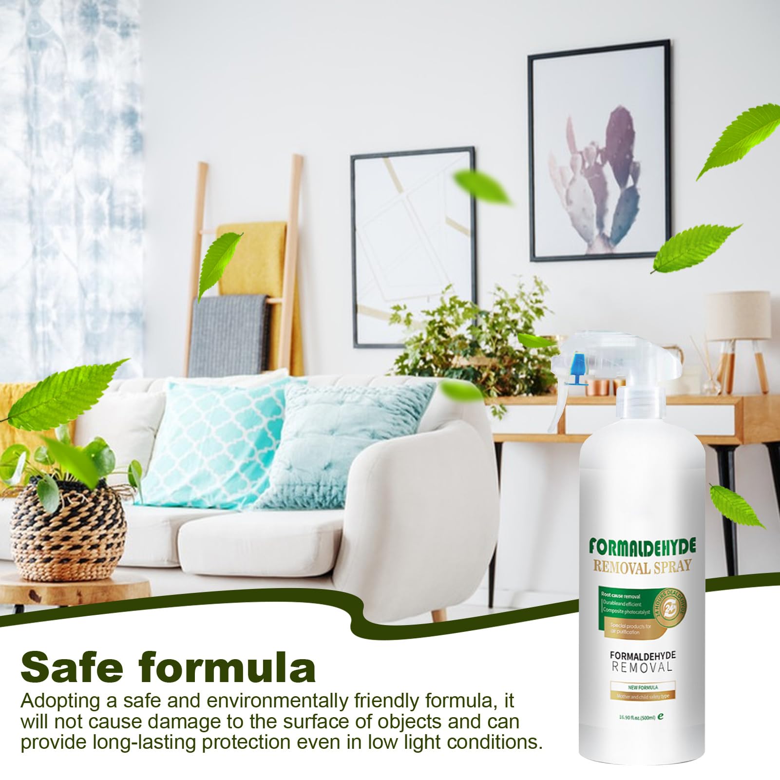 500ml Formaldehyde Spray Effec - Odor Eliminator Car บทวิจารณ์และราคา