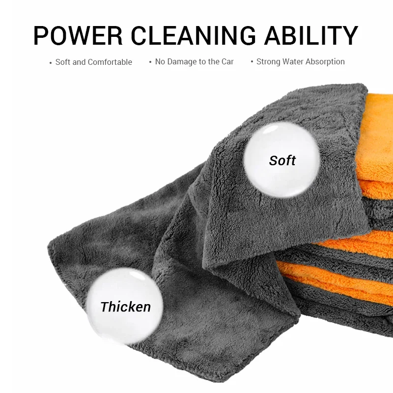 New 1/2/6/9 Packs 300GSM Car T - Microfiber Towel Detailing บทวิจารณ์และราคา