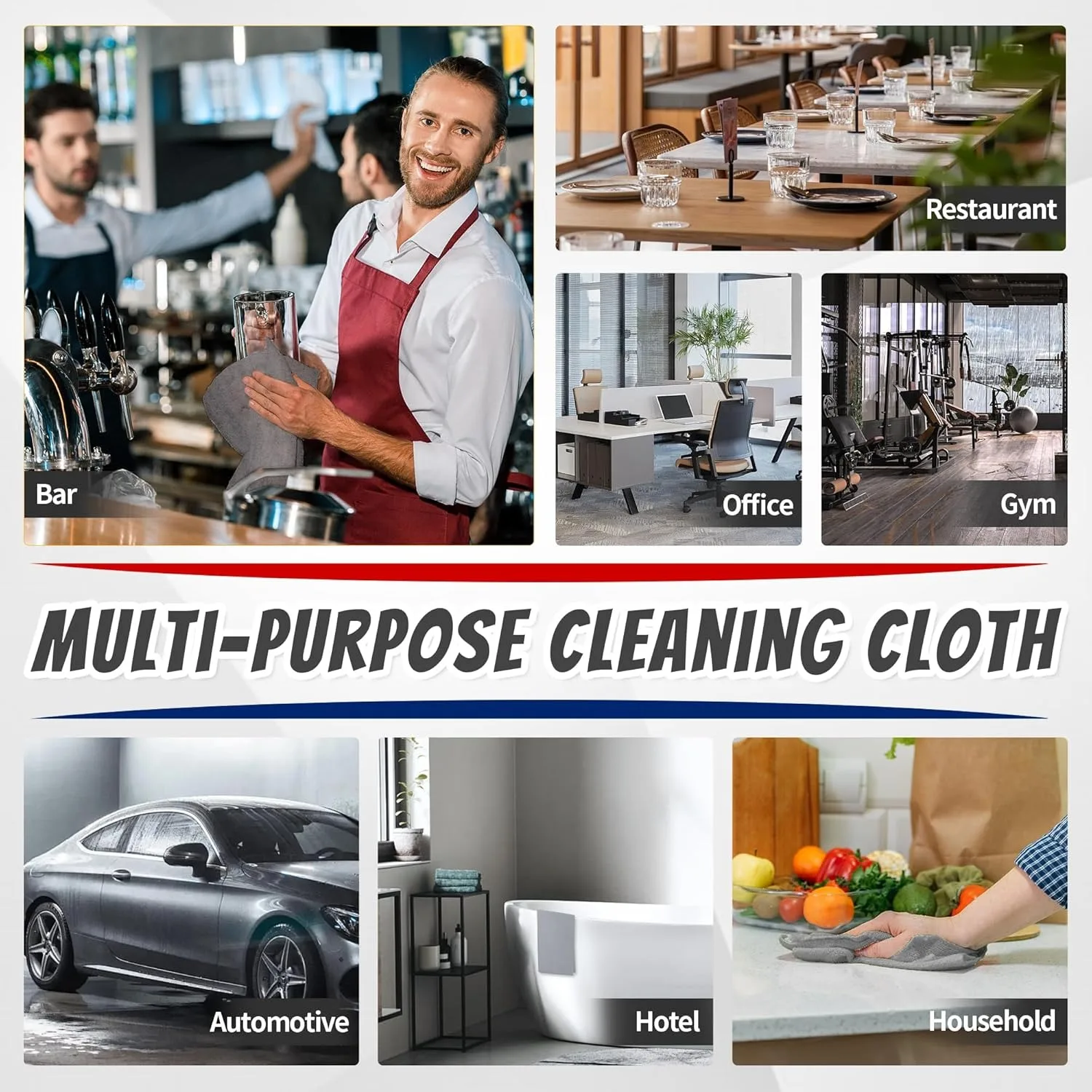 1/50pcs Microfiber Cleaning Cl - Microfiber Towel Detailing บทวิจารณ์และราคา