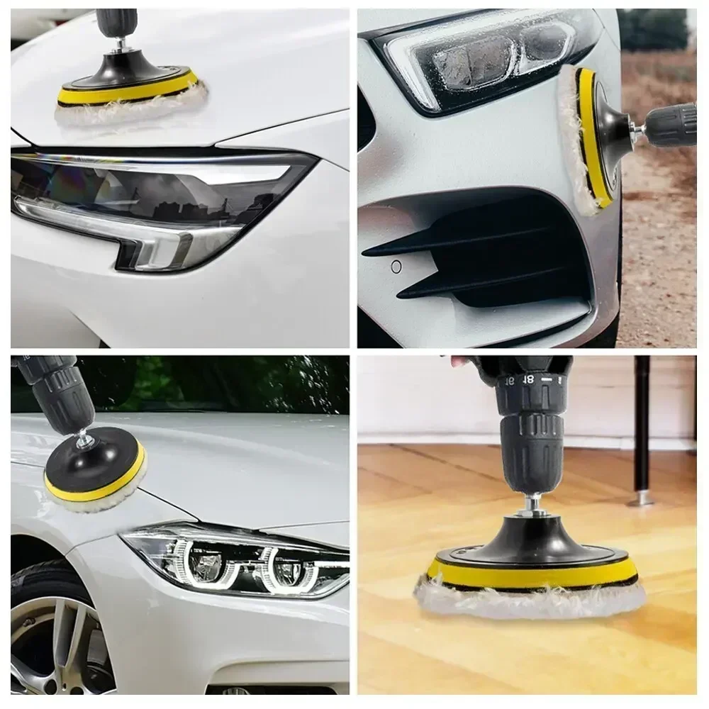 5Pcs/Set Wool Polishing Buffin - Polish Pad Set Buffer บทวิจารณ์และราคา