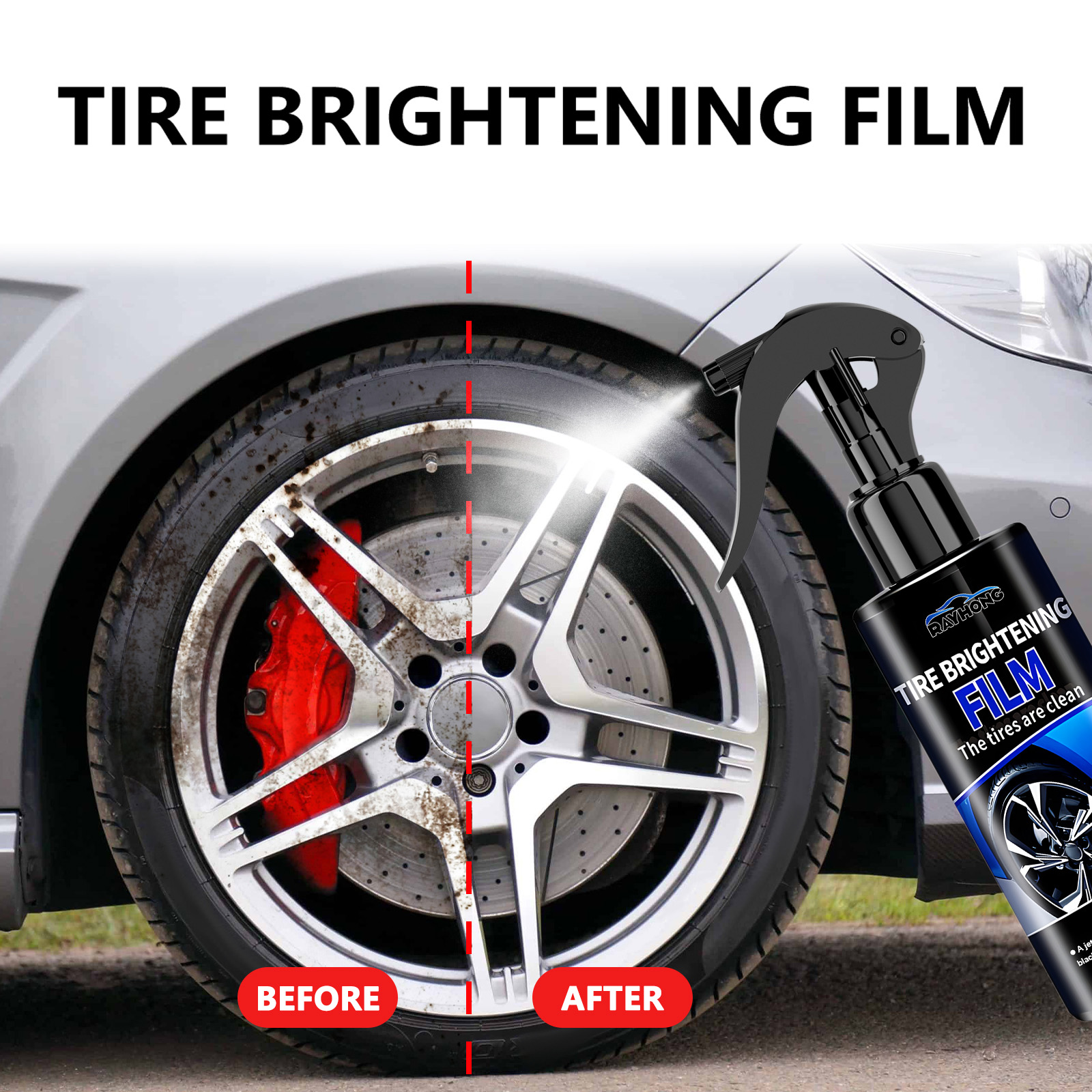 Car Tire Shine Coating Spray C - Tire Shine Spray Sealant บทวิจารณ์และราคา