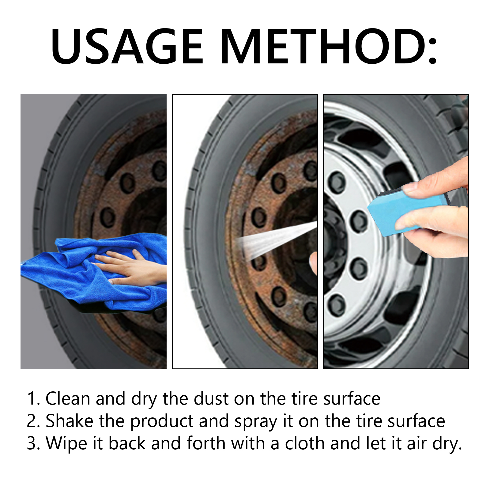 Car Tire Shine Coating Spray C - Tire Shine Spray Sealant บทวิจารณ์และราคา