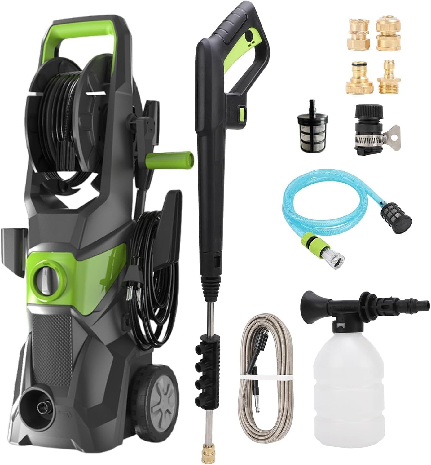 4000PSI Electric Pressure Wash - Pressure Washer Foam Gun บทวิจารณ์และราคา