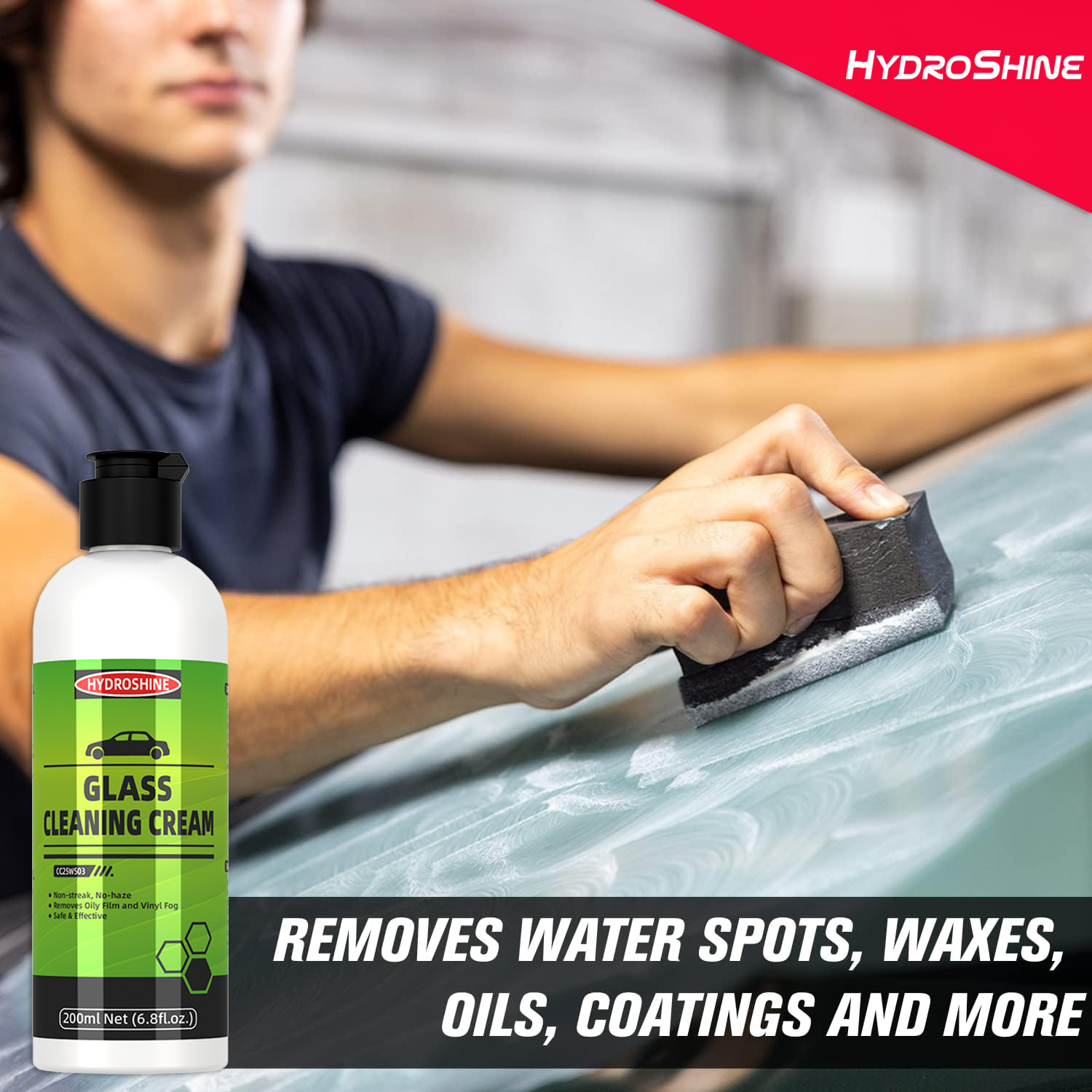 Hydroshine Car Glass Oil Film  - Glass Cleaner Streak บทวิจารณ์และราคา